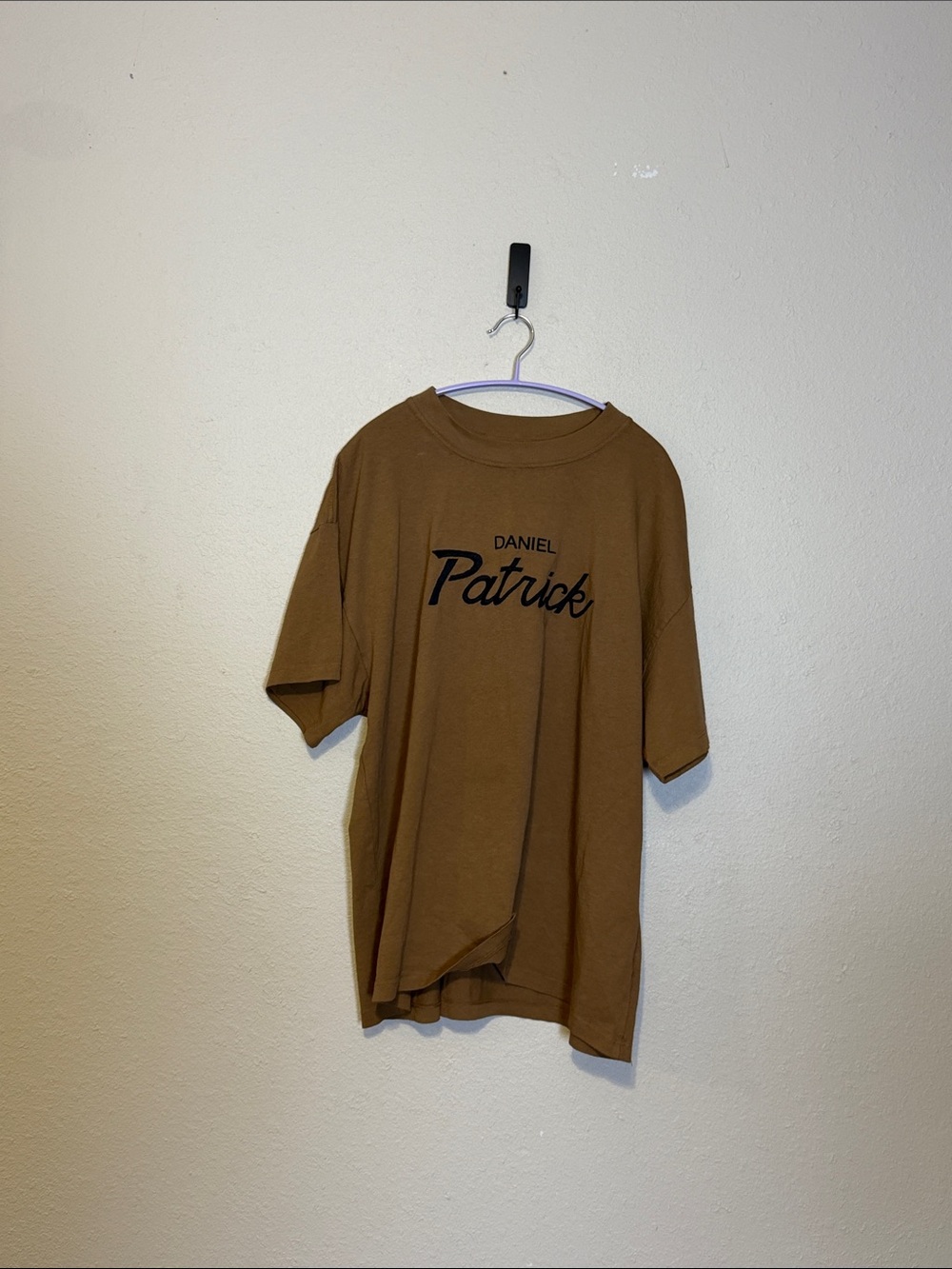 Daniel Patrick Embroidered Varsity Tee Size Medium